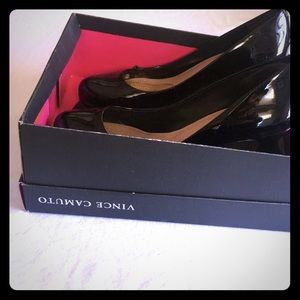Vince Camuto patent leather pumps
